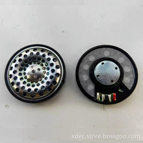 Metal mesh 40mm 64ohm 30mW headphone speaker driver